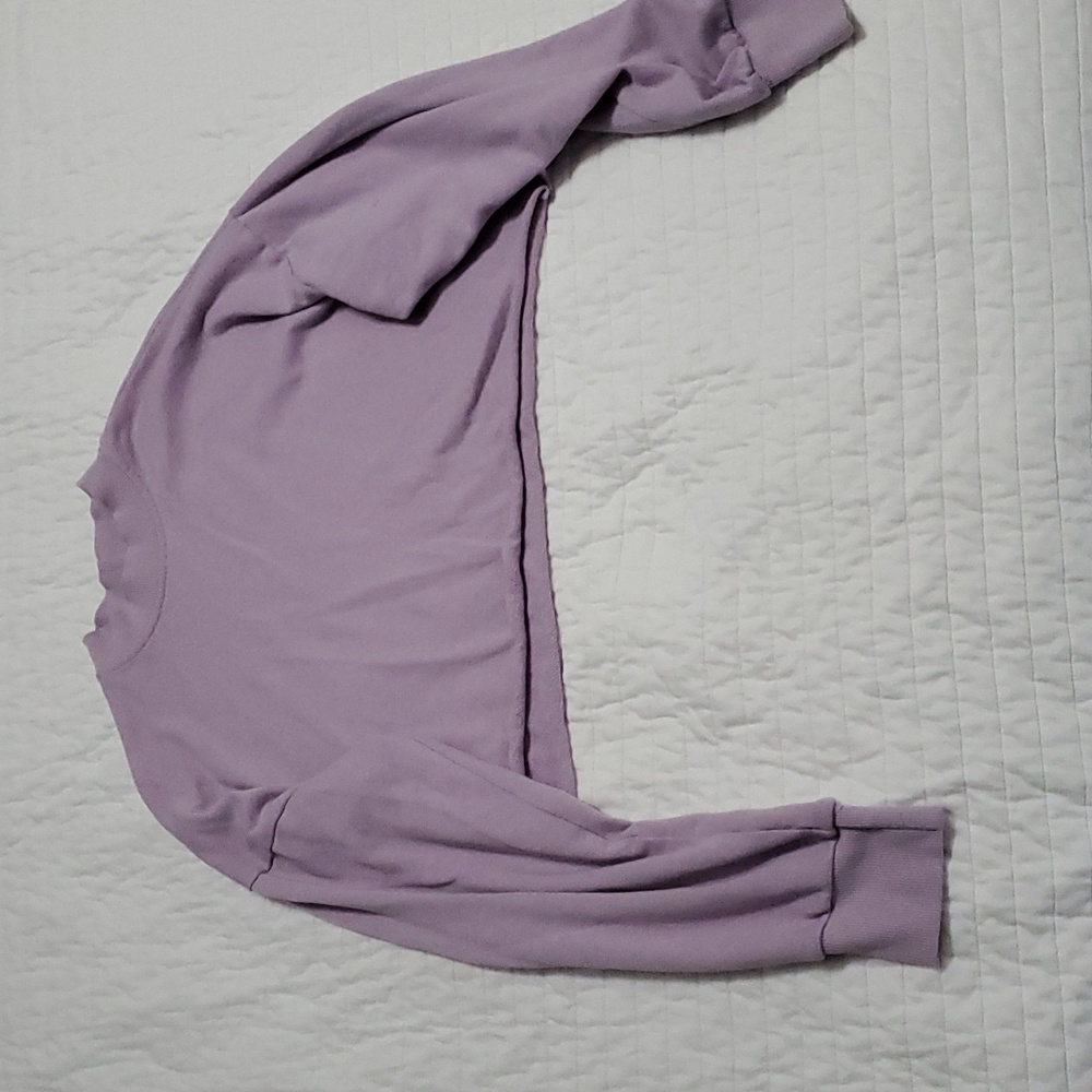 Crop top sweater, Size Small, lilac